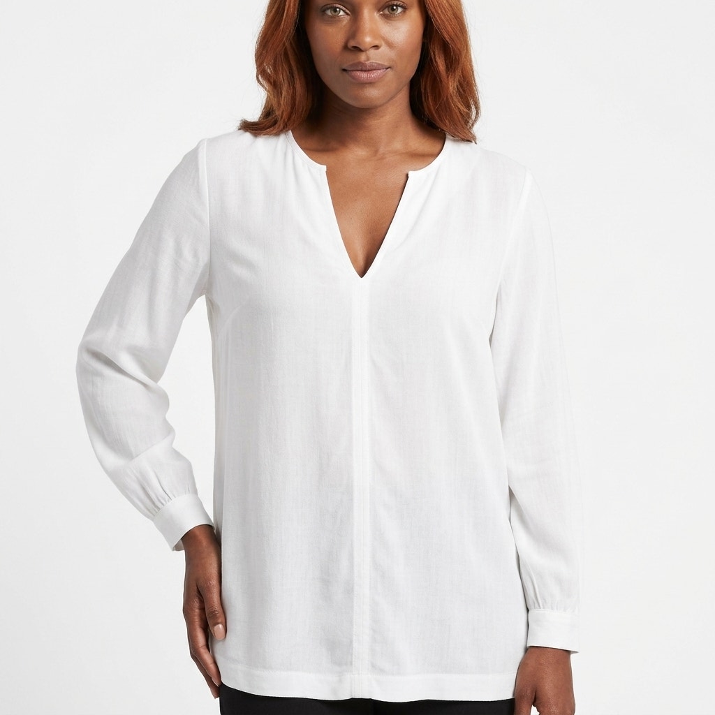 Nwt Banana Republic White Tunic Lined Top Women Size S